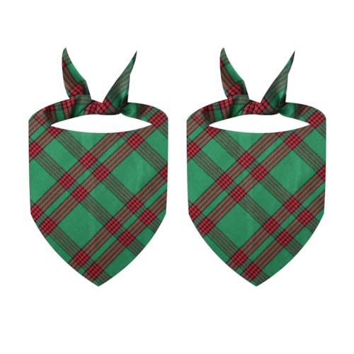 Hundehalstuch, Halstuch, Halstuch, Halstuch, verstellbar, Dreieckstuch für Haustiere, Weihnachtsdekoration, 2 Stück Hundehalstuch, Halstuch, Halstuch, Halstuch, verstellbar, Dreieckstuch für Haustiere, Weihnachtsdekoration, 2 Stück von Sxett