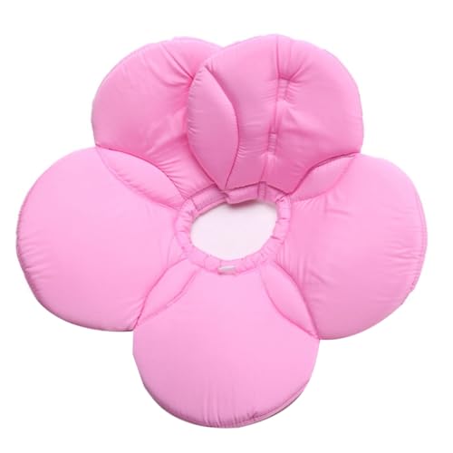 Komfortables Schutzhalsband für Haustiere, bunter Blumenform Komfortables Schutzhalsband für Haustiere, bunter Blumenform von Sxett