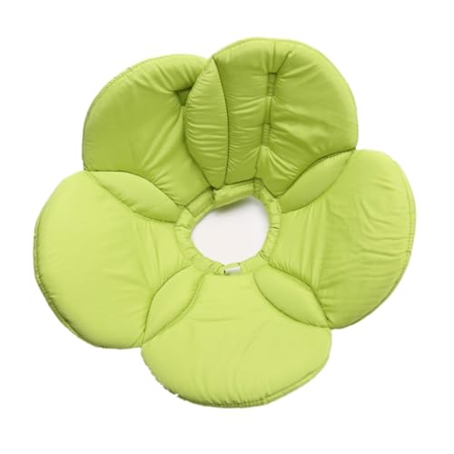 Komfortables Schutzhalsband für Haustiere, bunter Blumenform Komfortables Schutzhalsband für Haustiere, bunter Blumenform von Sxett