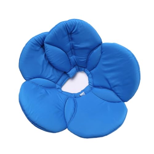 Komfortables Schutzhalsband für Haustiere, bunter Blumenform Komfortables Schutzhalsband für Haustiere, bunter Blumenform von Sxett