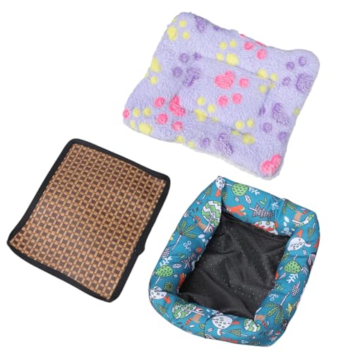 Natürliche weiche Schlafmatte, weiches Kissen, Spielzeug für Kleintierbett, Hamster, Kaninchen, Kissen, Käfigkissen, Hamster Natürliche weiche Schlafmatte, weiches Kissen, Spielzeug für Kleintierbett, Hamster, Kaninchen, Kissen, Käfigkissen, Hamster von Sxett