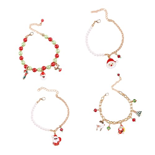 Sxett Elegante Haustier-Halskette mit Charm-Anhänger, verstellbarer Halsschmuck für Katzen und Hunde, Weihnachtsfeier, Festival, Haustierzubehör Sxett Elegante Haustier-Halskette mit Charm-Anhänger, verstellbarer Halsschmuck für Katzen und Hunde, Weihnachtsfeier, Festival, Haustierzubehör von Sxett