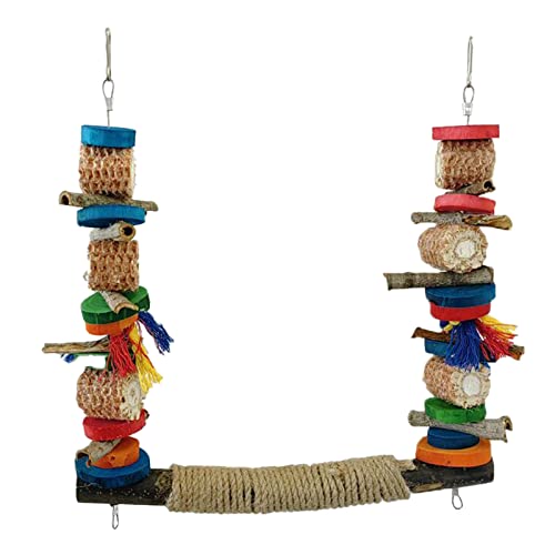 Vogelschaukel Spielzeug Naturholz Sitzstange 24,9 cm Ständer Maiskolben Kauspielzeug Käfig Zubehör für kleine Vögel Papagei Einfach zu bedienen Vogelschaukel Spielzeug Naturholz Sitzstange 24,9 cm Ständer Maiskolben Kauspielzeug Käfig Zubehör für kleine Vögel Papagei Einfach zu bedienen von Sxett