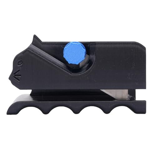 Sxhlseller Cat Croboker Papp Cutter Cutter Tool für 8-mm-Bretter, 3D-gedruckte Kunststoff-Katzen-katzesförmige Design, Kompaktes Handwerkstool für DIY-Haustierprojekte und Kratzer (Black) von Sxhlseller