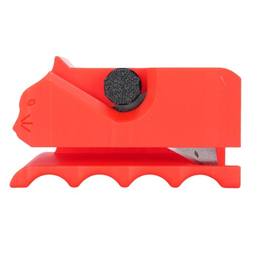 Sxhlseller Cat Croboker Papp Cutter Cutter Tool für 8-mm-Bretter, 3D-gedruckte Kunststoff-Katzen-katzesförmige Design, Kompaktes Handwerkstool für DIY-Haustierprojekte und Kratzer (Rot) von Sxhlseller