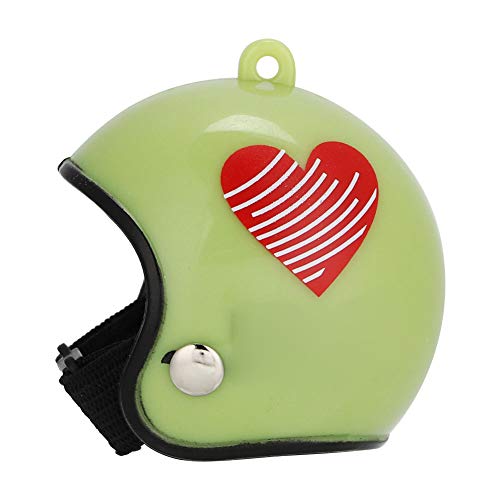 Sxhlseller Hühnerhelm, Hühnervogel-Spielzeugkopfschutzhelm, Humanoider Helmstil für Kleine Hühner (grünes Herz) von Sxhlseller