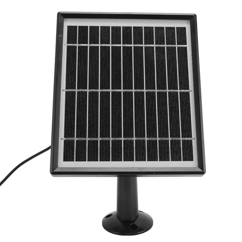 Sxhlseller Solarpanel für Vogelfutterkamera, 10 -W -monokristalline Silizium, IP66 Wasserdicht, 360 Grad Einstellbare Halterung Außenkamera Ladegerät für Ringcam & Battery Geräte (Black) von Sxhlseller
