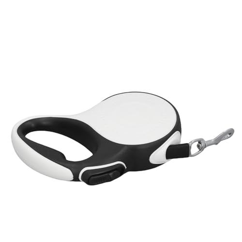 Sxhlseller Welpenleine, 5m Einziehbare Hundeleine mit Leichtem Seil mit Hohem Kraft (White) von Sxhlseller