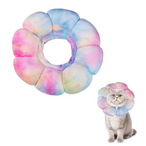 Sychien Katzenhalsband, weich, verstellbar, weich, schützender Hals, für Katzen, Erholungskegel nach Operationen von SyChien