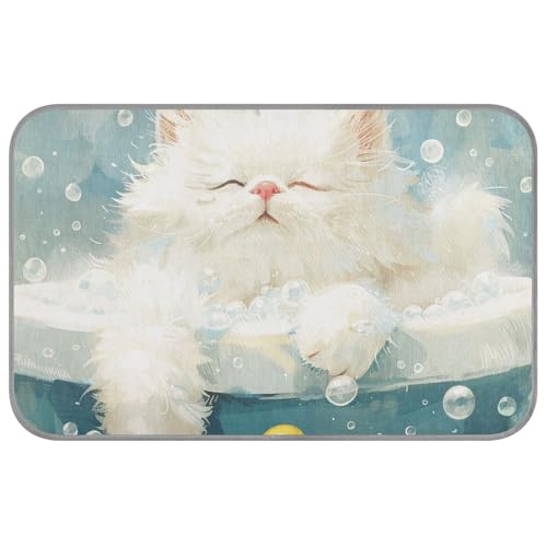 Badedecke mit Katze, Ente, Vintage, Anime, Sommer, Kühldecke für mittelgroße Hunde, selbstkühlende Hundedecken für große Hunde für Kätzchen, Innenbereich, Manta, Fria, Para, Perros, M von SyXIOP
