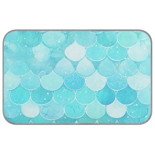 Blau-weiße Fischschuppen, kühlende Sommerunterlage, selbstkühlende Katzenbetten für Indoor-Katzen für Kaninchen, Katzen, Outdoor, abnehmbare Mantas frías para perros M Blau-weiße Fischschuppen, kühlende Sommerunterlage, selbstkühlende Katzenbetten für Indoor-Katzen für Kaninchen, Katzen, Outdoor, abnehmbare Mantas frías para perros M von SyXIOP