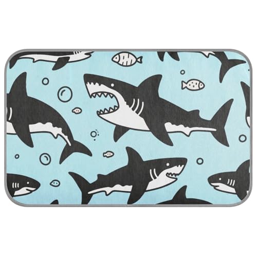 Blue Ocean Shark Fish Cute Summer Cooling Pads or Mats Self Cooling Outdoor Pet Bed for Dog Cats Outdoor Cordless Tapete enfriador para perros M Blue Ocean Shark Fish Cute Summer Cooling Pads or Mats Self Cooling Outdoor Pet Bed for Dog Cats Outdoor Cordless Tapete enfriador para perros M von SyXIOP
