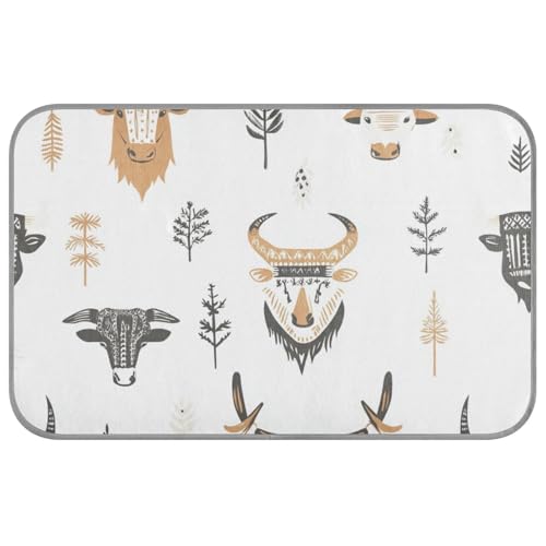 Boho West Highlander, Kuh, braun, Sommer-Kühlung für Hunde, selbstkühlende Katzendecken für drinnen und draußen, niedlicher Manta, Fria, Para, Perros, Größe M von SyXIOP