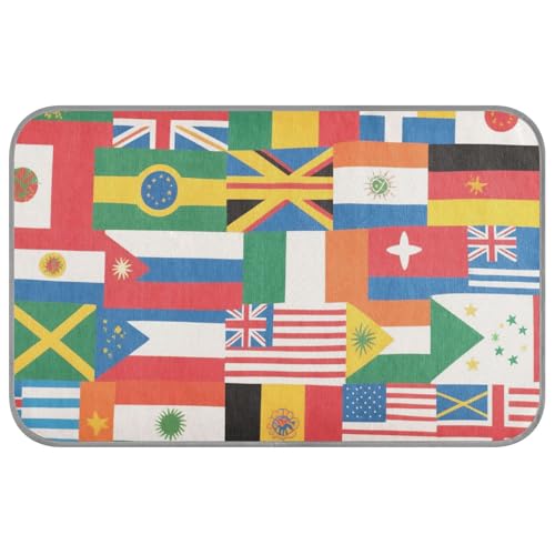 Bunte Cartoon-Nationalflagge, Sommertierkühlung, selbstkühlende Hundebox für Kaninchen, draußen, Katze, wasserdichtes Klebeband, Auffrischung für Maskottas, Größe M Bunte Cartoon-Nationalflagge, Sommertierkühlung, selbstkühlende Hundebox für Kaninchen, draußen, Katze, wasserdichtes Klebeband, Auffrischung für Maskottas, Größe M von SyXIOP