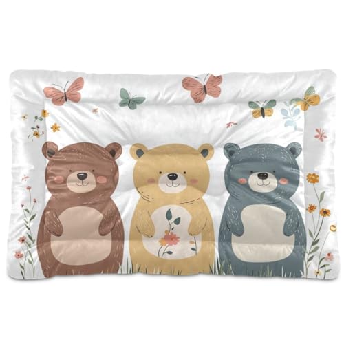Chic Bears Hundebett, waschbar, weich, rutschfest, für große, mittelgroße und kleine Hunde, 91,4 x 61 cm, Braun Chic Bears Hundebett, waschbar, weich, rutschfest, für große, mittelgroße und kleine Hunde, 91,4 x 61 cm, Braun von SyXIOP