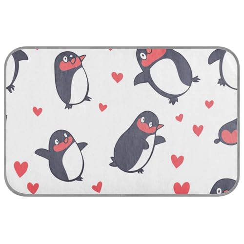 Freches Tier-Pinguin, einfache Linie, Sommer-Kühlkissen, selbstkühlendes Bett für Hunde für Hunde, draußen, sicher, esterilla refrescante para perros M von SyXIOP