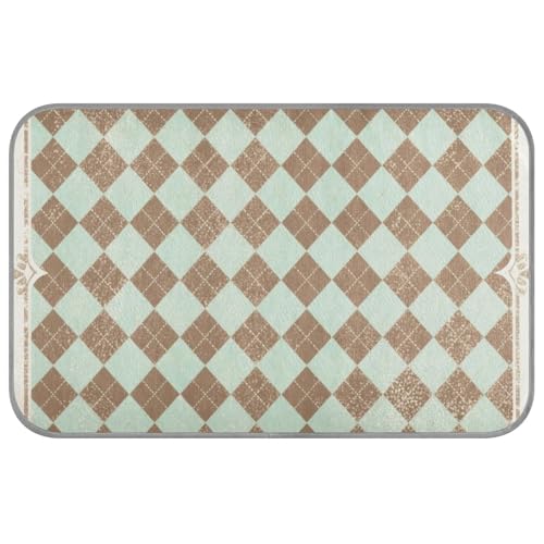 Grün-braune Karomuster, Vintage-Sommer, kühlend, selbstkühlend, für draußen, für Kätzchen, Outdoor, Katze, waschbar, Manta, Fria, Para, Perros, Größe M Grün-braune Karomuster, Vintage-Sommer, kühlend, selbstkühlend, für draußen, für Kätzchen, Outdoor, Katze, waschbar, Manta, Fria, Para, Perros, Größe M von SyXIOP