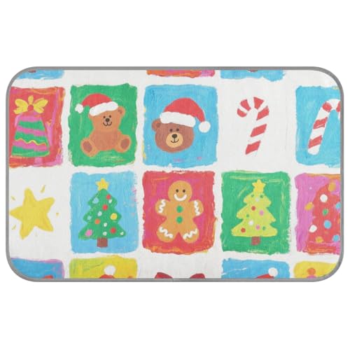 Happy Christmas Bear Sommer-Kühlkissen für Katzen, selbstkühlende Outdoor-Katzenmatte für Kaninchen, Outdoor, Katze, weich, Cama Fria Para Perro, M Happy Christmas Bear Sommer-Kühlkissen für Katzen, selbstkühlende Outdoor-Katzenmatte für Kaninchen, Outdoor, Katze, weich, Cama Fria Para Perro, M von SyXIOP