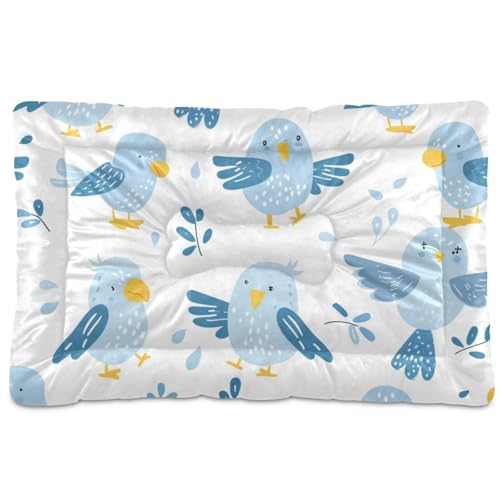 Haustier-Schlafmatte, waschbar, weich, rutschfest, für mittelgroße und große Hunde, 91,4 x 61 cm, Babyblau Haustier-Schlafmatte, waschbar, weich, rutschfest, für mittelgroße und große Hunde, 91,4 x 61 cm, Babyblau von SyXIOP