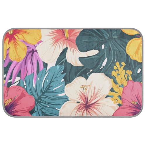 Hawaiianische stilvolle Blumen Palmenblätter, buntes Sommer-Haustier-Kühlbett, selbstkühlendes Bett für Indoor-Katzen für Hühner, Katzen, Outdoor, einzigartige Esterilla Refrescante para perros M Hawaiianische stilvolle Blumen Palmenblätter, buntes Sommer-Haustier-Kühlbett, selbstkühlendes Bett für Indoor-Katzen für Hühner, Katzen, Outdoor, einzigartige Esterilla Refrescante para perros M von SyXIOP