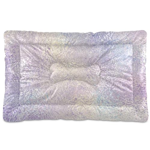 Hundebett-Matte mit mattem Finish, waschbar, weich, rutschfest, für mittelgroße und große Hunde, 91,4 x 61 cm, Violett von SyXIOP