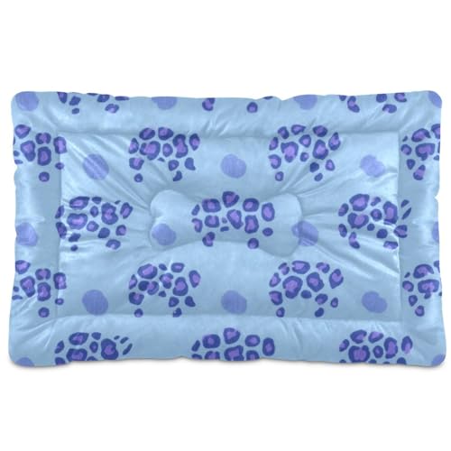 Hundebett mit Leopardenfell-Druck, waschbar, rutschfest, weich, bequem, Haustierbett für große, mittelgroße und kleine Hunde, 91,4 x 61 cm Hundebett mit Leopardenfell-Druck, waschbar, rutschfest, weich, bequem, Haustierbett für große, mittelgroße und kleine Hunde, 91,4 x 61 cm von SyXIOP
