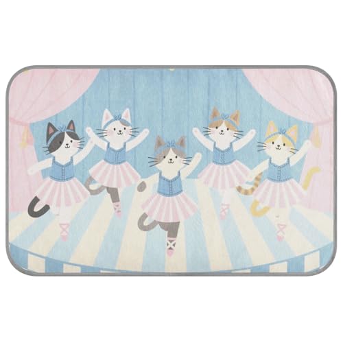 Hundematte mit tanzenden Cartoon-Katzen, selbstkühlend, wasserdicht, für Kätzchen, kabellos, Manta, Fria, Para, Perros, M, Rosa / Blau Hundematte mit tanzenden Cartoon-Katzen, selbstkühlend, wasserdicht, für Kätzchen, kabellos, Manta, Fria, Para, Perros, M, Rosa / Blau von SyXIOP