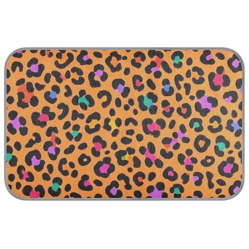Kühlbett für den Sommer, Leopardenmuster, selbstkühlend, für Hunde, Kaninchen, draußen, waschbar, Größe M, Orange Kühlbett für den Sommer, Leopardenmuster, selbstkühlend, für Hunde, Kaninchen, draußen, waschbar, Größe M, Orange von SyXIOP