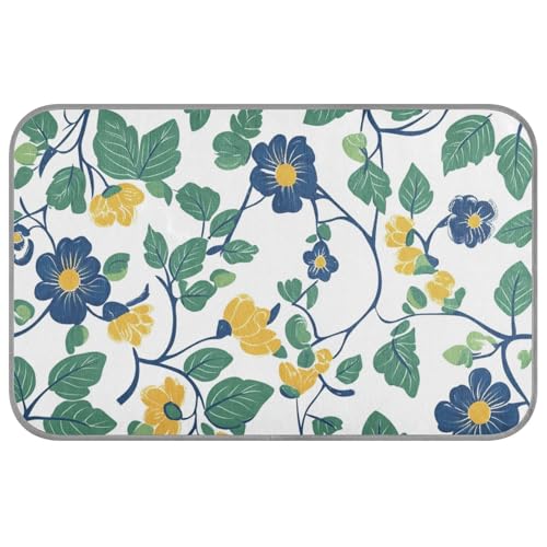 Kühlendes Sommer-Katzenbett mit Vintage-Blumenmotiven, grüne Blätter, selbstkühlende Pads für Hunde für Kaninchen, gemütlich, schlafend, Katzenzubehör, Camas Frias Para Perros M Kühlendes Sommer-Katzenbett mit Vintage-Blumenmotiven, grüne Blätter, selbstkühlende Pads für Hunde für Kaninchen, gemütlich, schlafend, Katzenzubehör, Camas Frias Para Perros M von SyXIOP