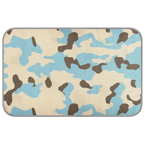 Kühlkissen für Haustiere, selbstkühlendes Kissen für Katzen und Tiere, rutschfest, Camouflage, Blau / Beige, Größe M Kühlkissen für Haustiere, selbstkühlendes Kissen für Katzen und Tiere, rutschfest, Camouflage, Blau / Beige, Größe M von SyXIOP