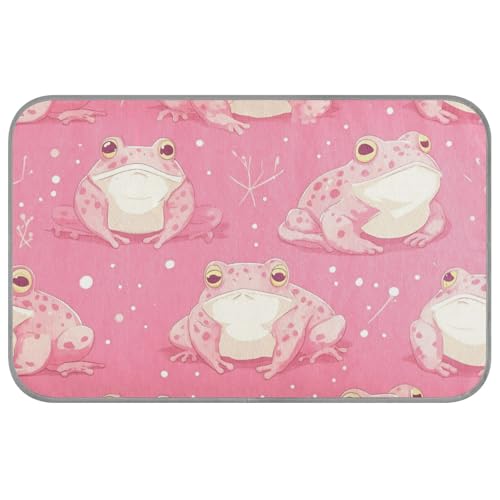Kühlmatte für Katzen, Cartoon-Kröte, Aquarell, pfirsichfarben, selbstkühlend, Katzenbetten für Outdoor-Katzen, Reisen, weiche Camas Frias Para Perros M von SyXIOP