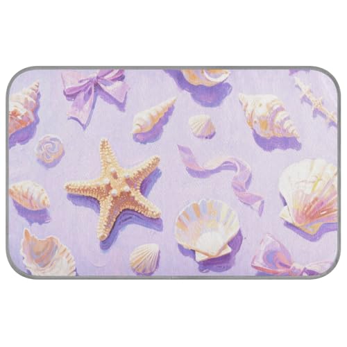 Kühlmatte für den Sommer, Motiv: Seesternmuscheln, selbstkühlende Betten für draußen, für Hunde, Outdoor-Essentials von SyXIOP