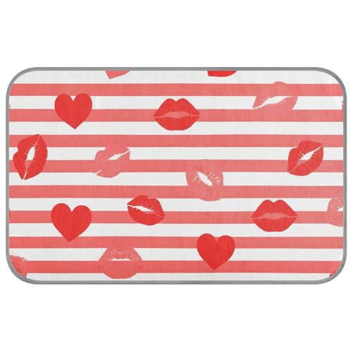 Kühlmatte für den Sommer, selbstkühlende Katzen-Decke für Hunde im Innenbereich, Rot gestreifte Lippen, Sommer, Cama Refrescante para perros M Kühlmatte für den Sommer, selbstkühlende Katzen-Decke für Hunde im Innenbereich, Rot gestreifte Lippen, Sommer, Cama Refrescante para perros M von SyXIOP