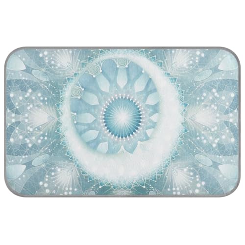 Kühlmatte im Boho-Mandala-Blumenmuster, für Sommer, Sommer, selbstkühlend, Haustierbetten für Katzen, Chihuahua, Katze, Outdoor, rutschfest, Manta, Refrescante Para, M, Hellblau Kühlmatte im Boho-Mandala-Blumenmuster, für Sommer, Sommer, selbstkühlend, Haustierbetten für Katzen, Chihuahua, Katze, Outdoor, rutschfest, Manta, Refrescante Para, M, Hellblau von SyXIOP