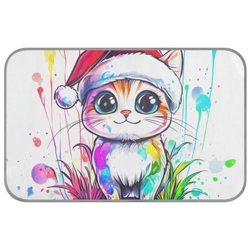 Merry Christmas Ästhetische American Shorthair Cat Summer Pet Cooling Mat Selbstkühlende Katzenbetten für Outdoor-Katzen für Outdoor-Katzen Abnehmbare Camas Frias Para Perros M Merry Christmas Ästhetische American Shorthair Cat Summer Pet Cooling Mat Selbstkühlende Katzenbetten für Outdoor-Katzen für Outdoor-Katzen Abnehmbare Camas Frias Para Perros M von SyXIOP