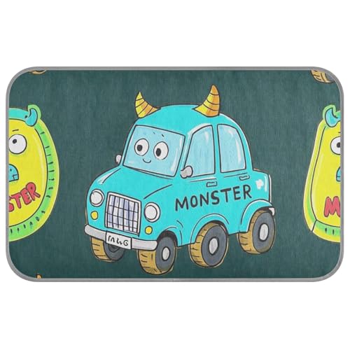 Monster Car Gel-Kühlmatte für Hunde, selbstkühlende Betten für den Außenbereich, für Kaninchen, Katzen, Outdoor, tragbar, Manta, Fria, Para, Perros, M, bunt, Grün von SyXIOP