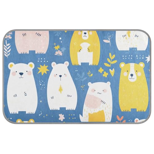 Mr & Mrs. Bear Sommer-Kühlkissen, selbstkühlendes Katzenbett für draußen, für Katzen, Outdoor, abnehmbare Mantas, Frías Para Perros, Größe M, Pfirsichblau von SyXIOP