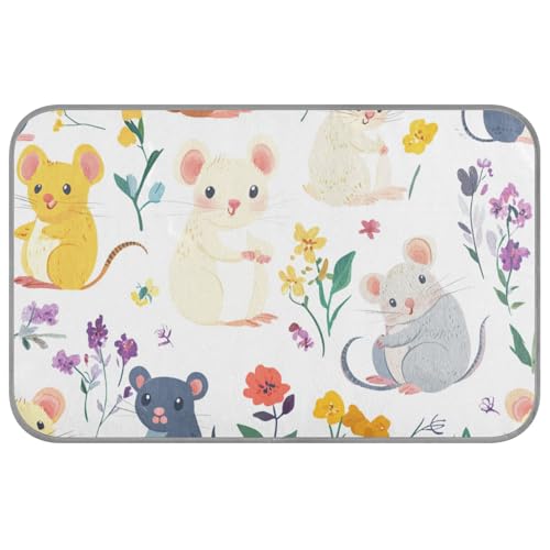 Niedliche und bunte Mäuse, Sommer-Kühldecke für Hunde, selbstkühlende Decken für Outdoor-Katzen, Chihuahua, draußen, langlebig, erfrischend, Größe M Niedliche und bunte Mäuse, Sommer-Kühldecke für Hunde, selbstkühlende Decken für Outdoor-Katzen, Chihuahua, draußen, langlebig, erfrischend, Größe M von SyXIOP