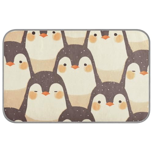 Niedliches Cartoon-Pinguin-Sommer-Kühlkissen für den Außenbereich, selbstkühlende Betten für Katzen für Hunde im Innenbereich, sicher, esterilla refrescante para perros M von SyXIOP