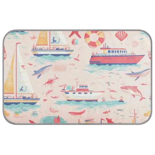 Ocean Peach Ship Whale Summer Cooling Bed Self Cooling Dog Bed Washable for Doggy Dogs Outdoor Cordless Manta Refrescante para perro M Ocean Peach Ship Whale Summer Cooling Bed Self Cooling Dog Bed Washable for Doggy Dogs Outdoor Cordless Manta Refrescante para perro M von SyXIOP