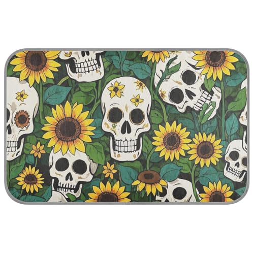 Sommer-Kühlmatte für Hunde, selbstkühlende Katzendecken für Welpen, Innenbereich, Grün mit Sonnenblumen-Motiv, Größe M Sommer-Kühlmatte für Hunde, selbstkühlende Katzendecken für Welpen, Innenbereich, Grün mit Sonnenblumen-Motiv, Größe M von SyXIOP