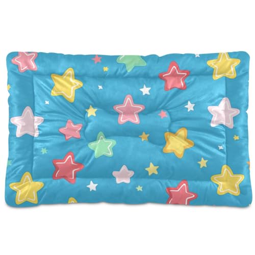 Star Buntes waschbares Hundebett, rutschfest, weich, bequem, für große Jumbo, mittelgroße und kleine Hunde, 91,4 x 61 cm Star Buntes waschbares Hundebett, rutschfest, weich, bequem, für große Jumbo, mittelgroße und kleine Hunde, 91,4 x 61 cm von SyXIOP