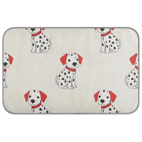 Süßes Dalmatiner-Hunde-Cartoon-Sommer-Hundebett, kühlend, selbstkühlend, für draußen, für Haustiere, Katzen, Outdoor, weiches Band, Enfriador para perros, Größe M von SyXIOP