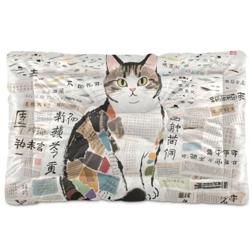 SyXIOP Hundebett, waschbar, weich, rutschfest, für große, mittelgroße und kleine Hunde, 91,4 x 61 cm, Braun SyXIOP Hundebett, waschbar, weich, rutschfest, für große, mittelgroße und kleine Hunde, 91,4 x 61 cm, Braun von SyXIOP