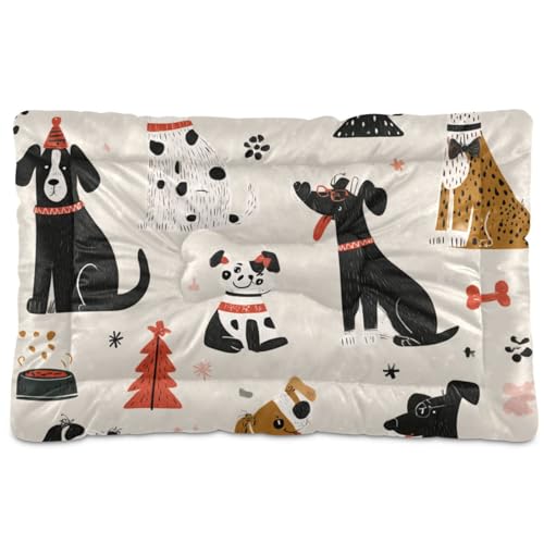 SyXIOP Hundematratze, waschbar, rutschfest, weich, bequem, für große, mittelgroße und kleine Hunde, 91,4 x 61 cm, cremefarben SyXIOP Hundematratze, waschbar, rutschfest, weich, bequem, für große, mittelgroße und kleine Hunde, 91,4 x 61 cm, cremefarben von SyXIOP