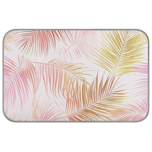 Tropische Palme, rosa und goldene Blätter, Sommer-Outdoor-Kühlkissen, selbstkühlende Decke für Hunde für Katzen, Outdoor, faltbar, erfrischend, Größe M Tropische Palme, rosa und goldene Blätter, Sommer-Outdoor-Kühlkissen, selbstkühlende Decke für Hunde für Katzen, Outdoor, faltbar, erfrischend, Größe M von SyXIOP