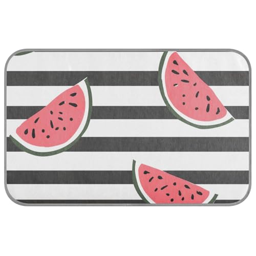 Wassermelonen-Sommer-Kühlmatte für Hunde, selbstkühlende Decke für Katzen, Schweinekatzen, Outdoor, abnehmbar, Schwarz und Weiß von SyXIOP