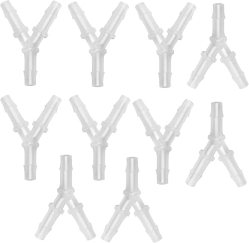 Aquarium Schlauchverbinder, 40 in 1 Set Luftschlauch Adapter Y Förmige Schlauch Verbinder Kunststoff Luftventil Anschluss Luftpumpe Zubehör Schläuche Verbinder von Syarme
