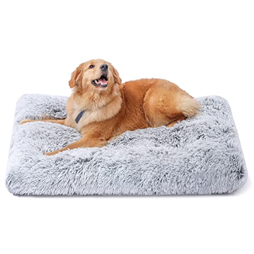Hundebett-Matte, weiches Plüsch-Hundebett, waschbar, geeignet für große und mittelgroße Hunde. von Sycoodeal