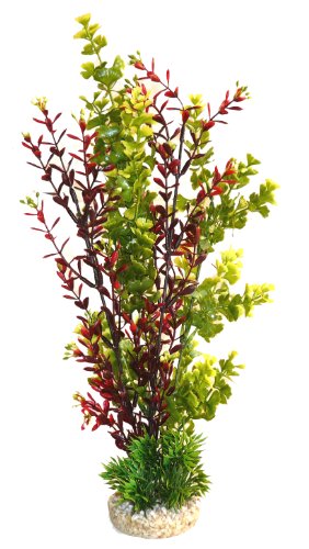 Sydeco Aquariumpflanze Aqua Flower Plant, grün/rot, Höhe 35 cm von Sydeco
